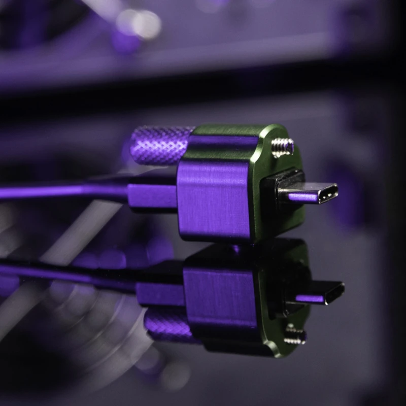 Image of Symply LOCK Thunderbolt Type-C cable lock anodized aluminium (Green)