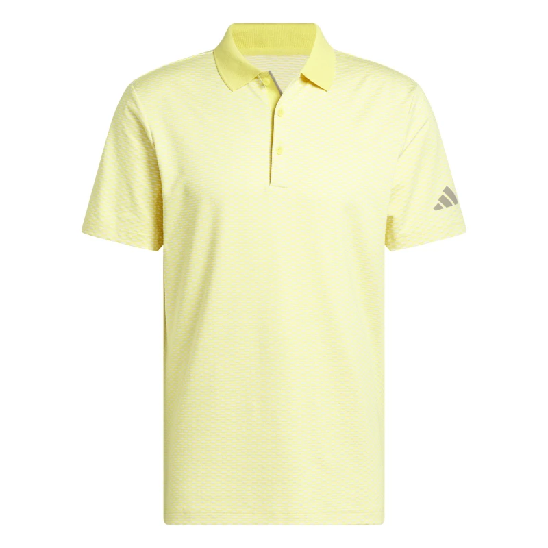 Image of adidas Short Sleeve Performance Polo Shirt Pure Sulfur male XS