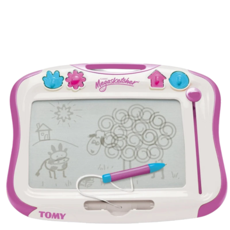 Image of Tomy Megasketcher Purple Magnetic Drawing Board TOMY-E73512