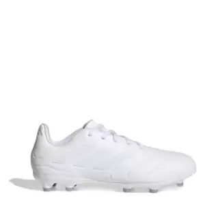 Image of adidas Copa Pure.3 Junior Firm Ground Football Boots - White
