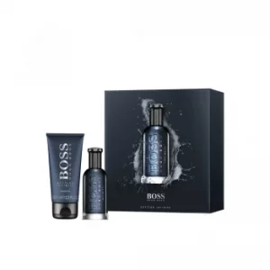 Image of Hugo Boss Bottled Infinite 100ml Eau de Parfum Gift Set 100ml Shower Gel for Him