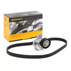 Image of CONTITECH V-ribbed belt set 6PK1026K1 Serpentine belt kit,Auxiliary belt kit VW,AUDI,SKODA,Golf VII Schragheck (5G1, BQ1, BE1, BE2),TIGUAN (5N_)