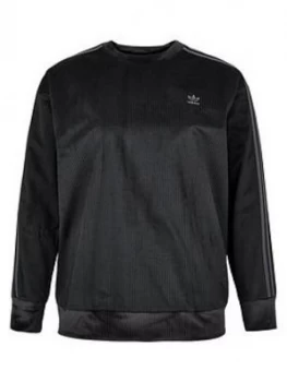 Image of Adidas Originals Comfy Cords Sweater (Curve) - Black