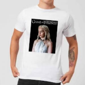 Image of Game of Thrones Daenerys Mens T-Shirt - White - 5XL