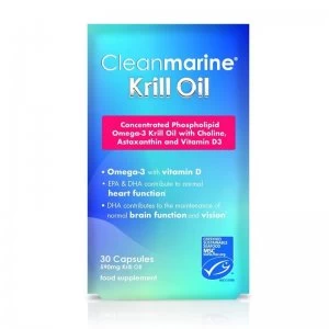 Image of Cleanmarine Krill Oil 590mg - 30 Capsules