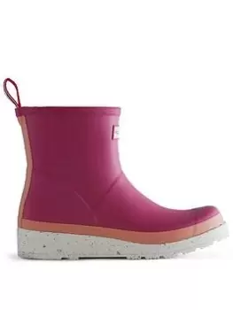 Image of Hunter Hunter Short Play Wellington Boots, Pink, Size 6, Women