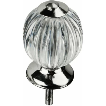 Image of Chic Vintage Style Clear Acrylic Drawer Knobs - Premier Housewares