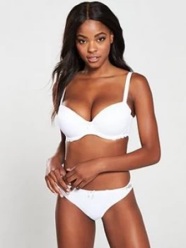 Image of Pour Moi Eden Brazilian Briefs - White, Size 16, Women