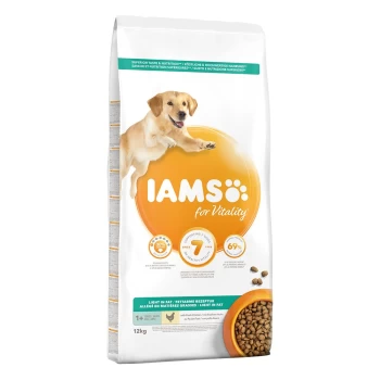 Image of Iams Vitality Senior Small Medium Chicken Dog Food 12kg