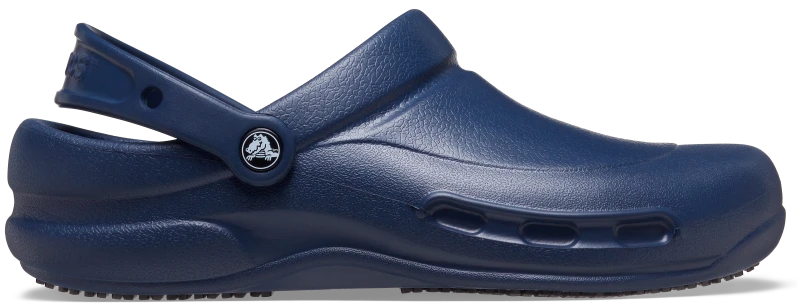 Image of Crocs Unisex Bistro Slip Resistant Work Clogs Navy M11