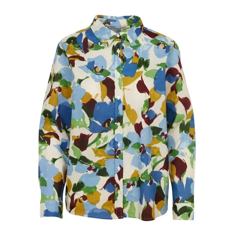 Image of La Petite Etoile Womens blouse La Petite Etoile Cadia Bleu Female L