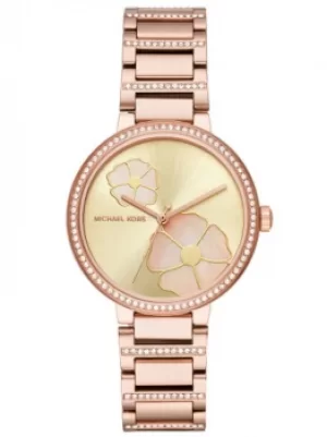 Image of Michael Kors Courtney Rose Tone Bracelet Watch MK3836