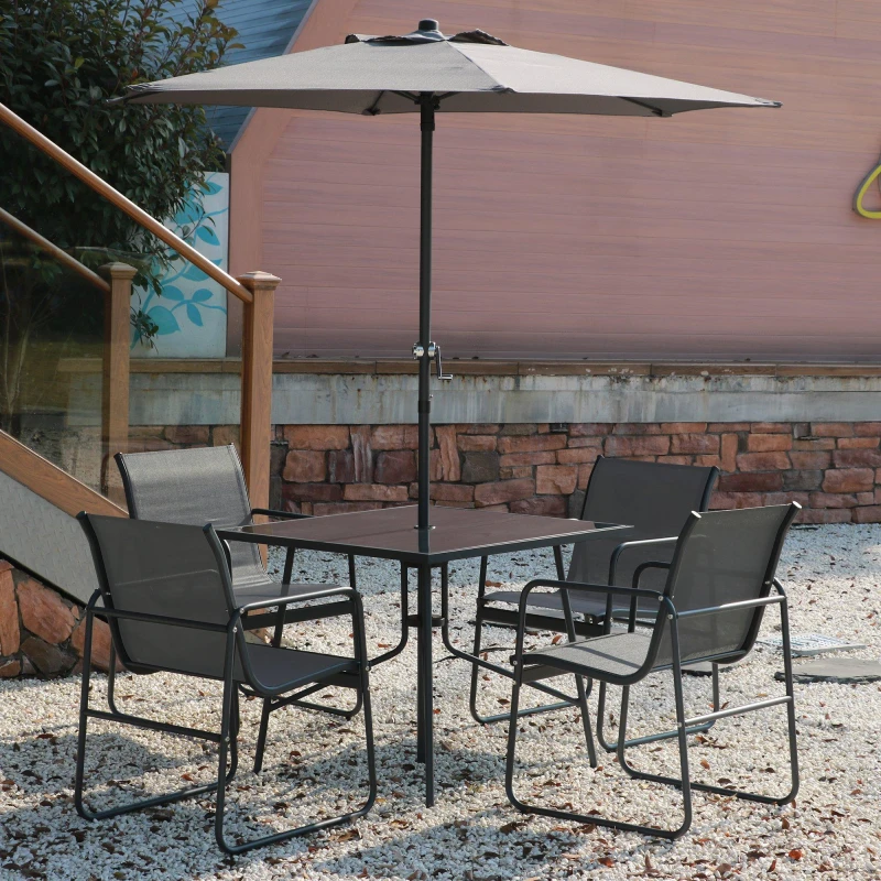 Image of Linea Havana Garden Dining Set Grey unisex One Size