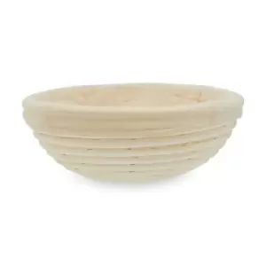 Image of White Round Rattan Basket