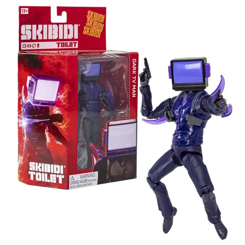 Image of Skibidi Toilet Deluxe Figure- Dark TV Man One Colour WNCQM Unisex