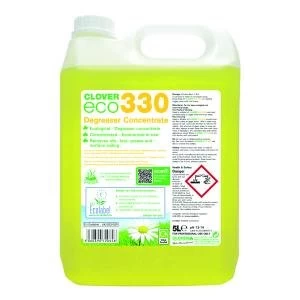 Image of Clover ECO 330 Degreaser Concentrate 5 Litre Pack of 2 330