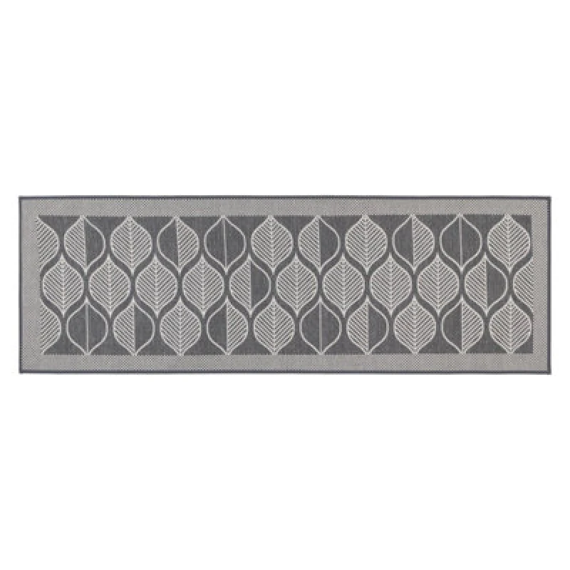 Image of JVL JVL Expression Machine Washable Entrance Runner Runners 50x150cm Grey 72512702000