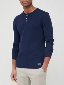 Image of Superdry Waffle Granddad Top
