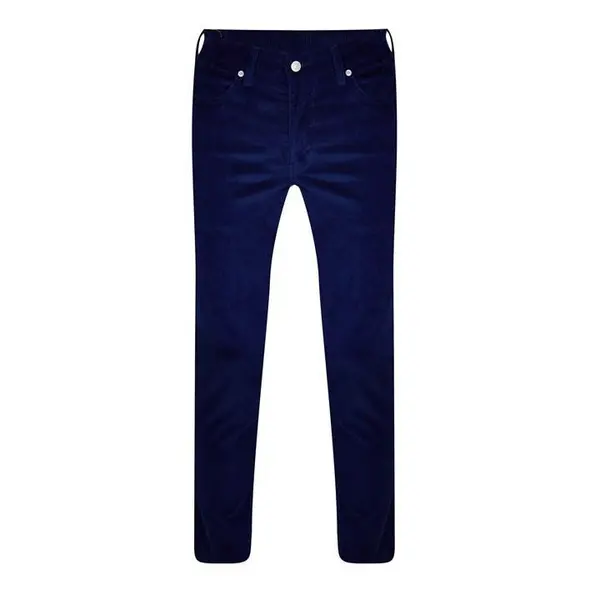 Image of Levis 511 Corduroy Trousers Cord Trousers 32W L Blue 51198619327