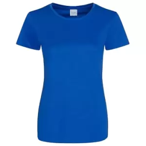 Image of AWDis Just Cool Womens/Ladies Girlie Smooth T-Shirt (L) (Royal Blue)