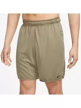 Image of Nike Train Totality 7" Unlined Knit Shorts - Green Size M Men