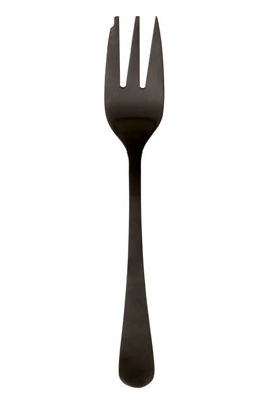 Image of Premier Housewares Modern Retro Set Of 6 Cake Forks Black