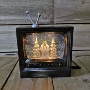 Image of Battery Operated 21cm Water Spinner Retro tv The Snowman Collection