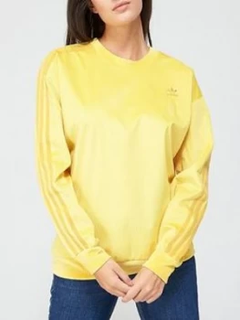 Image of Adidas Originals Comfy Cords Sweater - Yellow