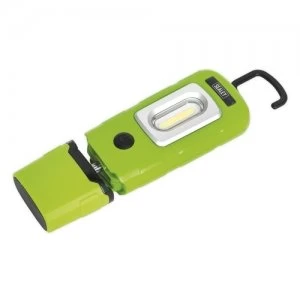Image of Sealey Rechargeable LED 360 Inspection Lamp - Green