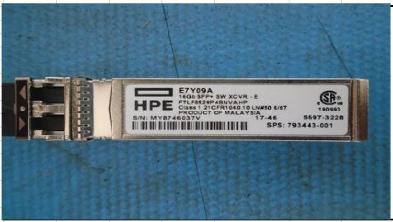 Image of HPE 793443-001 network transceiver module Fiber optic 16000 Mbps SFP