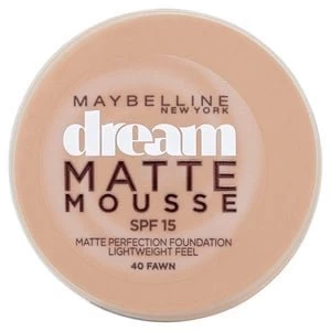 Image of Maybelline Dream Matte Mousse Foundation 40 Fawn 10ml Nude