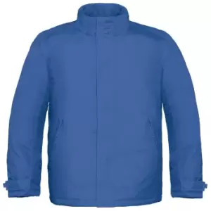 Image of B&C Mens Real+ Premium Windproof Thermo-Isolated Jacket (Waterproof PU Coating) (3XL) (Royal)