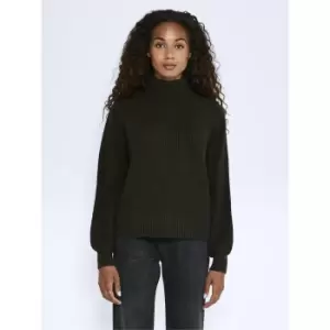 Image of Chunky Knit Jumper with High Neck