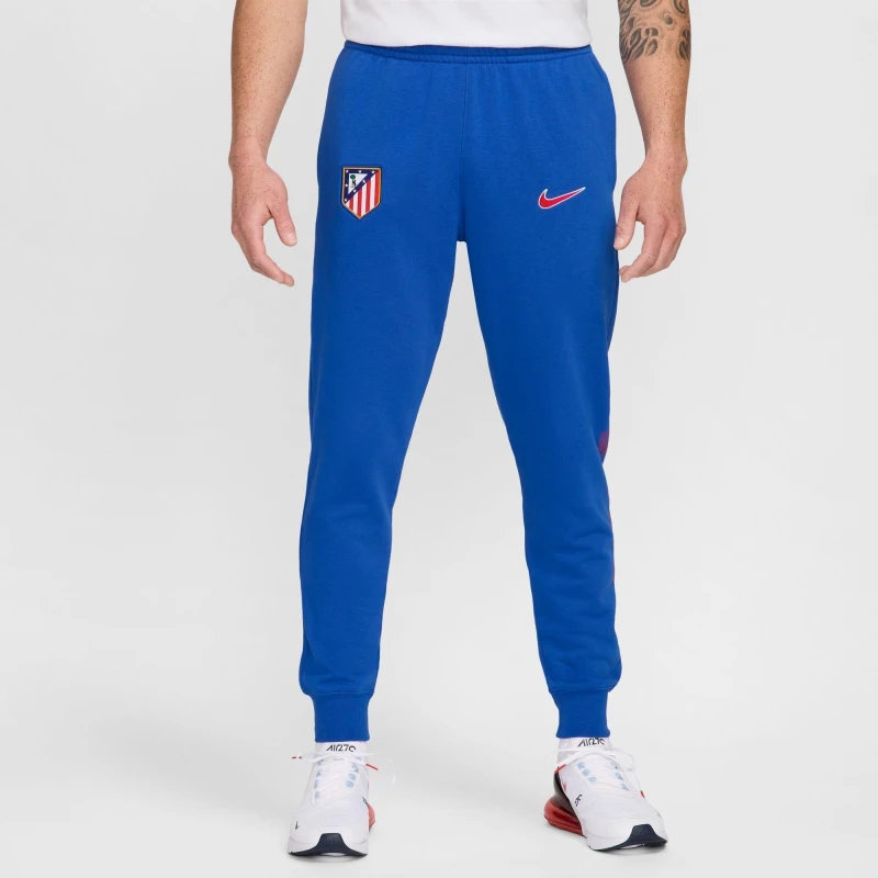 Image of Nike Atltico Madrid Home Jogging Bottoms 2024 2025 Adults - Blue Blue S