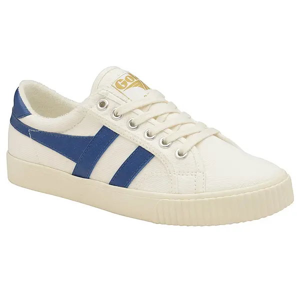 Image of Gola Womens Tennis Mark Cox Canvas Trainers Plimsolls - UK 5