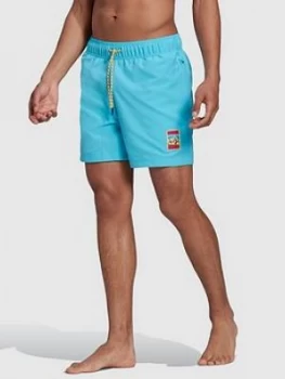 Image of Adidas Originals Adiplore 2.0 Woven Shorts - Blue