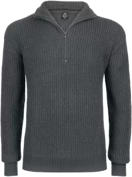 Image of Brandit Marine Troyer Knit jumper anthracite