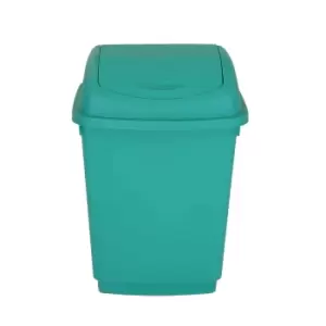 Image of Charles Bentley 50 Litre Flip Top Bin - Green