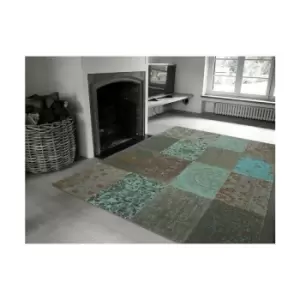 Image of Vintage 8006 - Sea Blue 80cm x 150cm Rectangle - Green