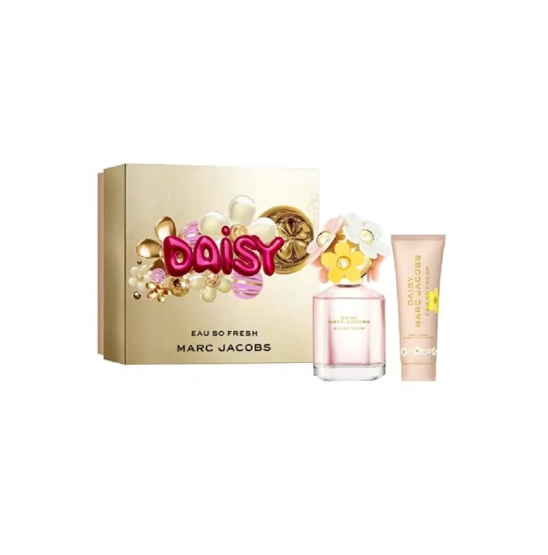Image of Marc Jacobs Daisy Eau So Fresh Gift Set 75ml Eau de Toilette + 75ml Body Lotion