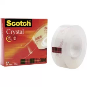 Image of 3M FT-5100-5222-6 C6001910 Tape Scotch Crystal Clear 600 Transparent (L x W) 10 m x 19mm