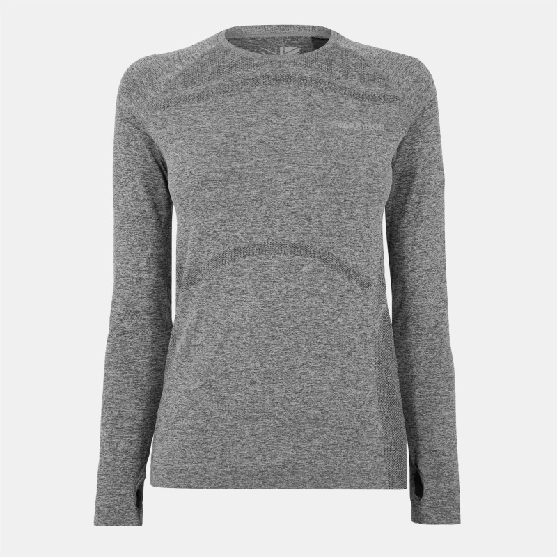 Image of Karrimor XLite Womens Running Long Sleeve Top - Grey Grey 8