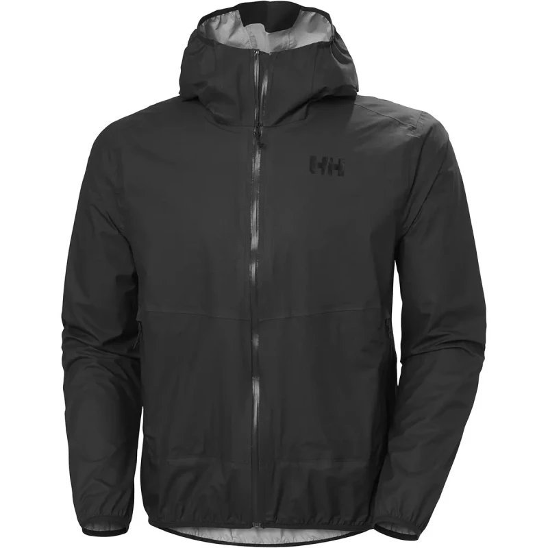 Image of Helly Hansen Hooded waterproof jacket Helly Hansen Verglas 2.5L Fastpack Noir Male M