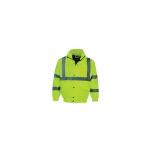 Image of Sitesafe - Hi-vis CL3 Bomber Jacket (EN20471) Yellow - 3XL - Yellow