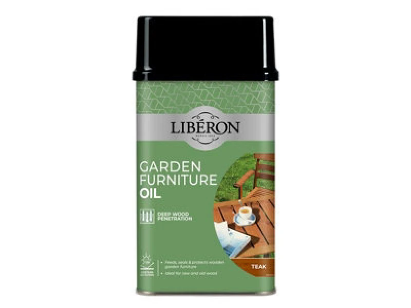 Image of Liberon 126171 Garden Furniture Oil Teak 500Ml Lib126171