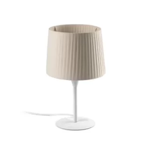 Image of Samba Table Lamp Round Tapered Beige, E27