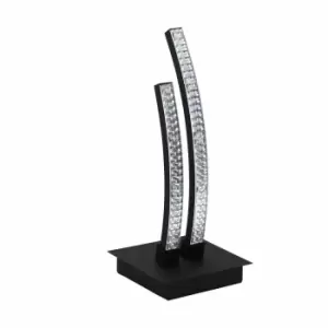 Image of Eglo Contemporary Black Steel Table Lamp