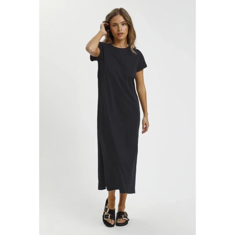 Image of Kaffe Womens t-shirt dress KAFFE Celina Noir Female S