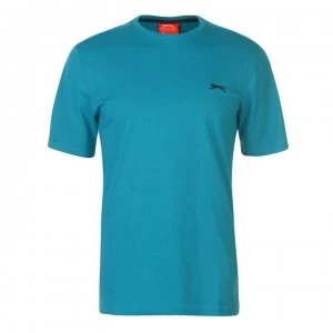 Image of Slazenger Plain T Shirt Mens - Teal Blue
