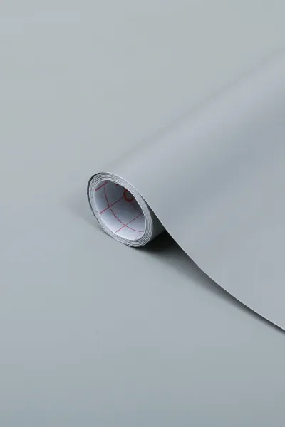 Image of D-C-Fix Matt Grey Sticky Back Plastic - Size: 67.5cm x 5m